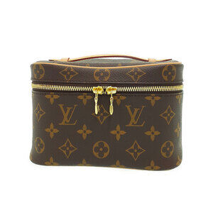 Louis Vuitton Monogram Leather Brown Nice Vanity Bag